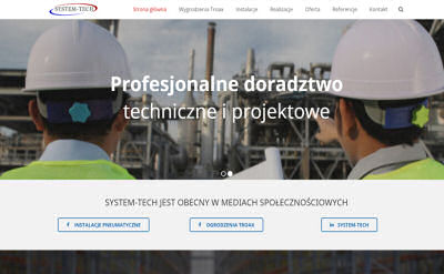 Portfolio stron www - System-tech